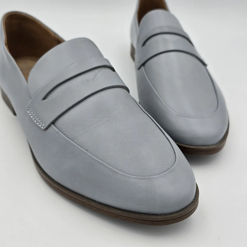 Rockport Women's Perpetua Classic Penny Loafer Blue Chambray CI5109, 8.5 - Picture 4 of 13
